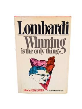 Lombardi Winning Is The Only Thing Jerry Kramer 1970 2nd Ptg Football Biography